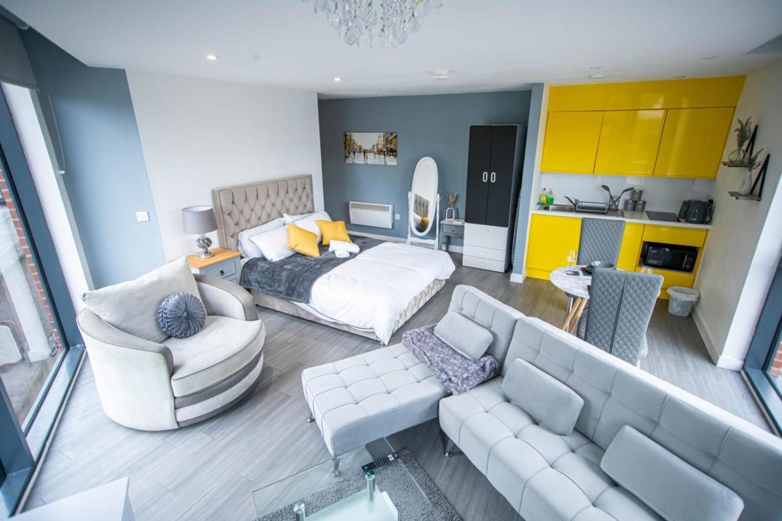 Excellent Studio Balcony Apartment In Sheffield Zewnętrze zdjęcie