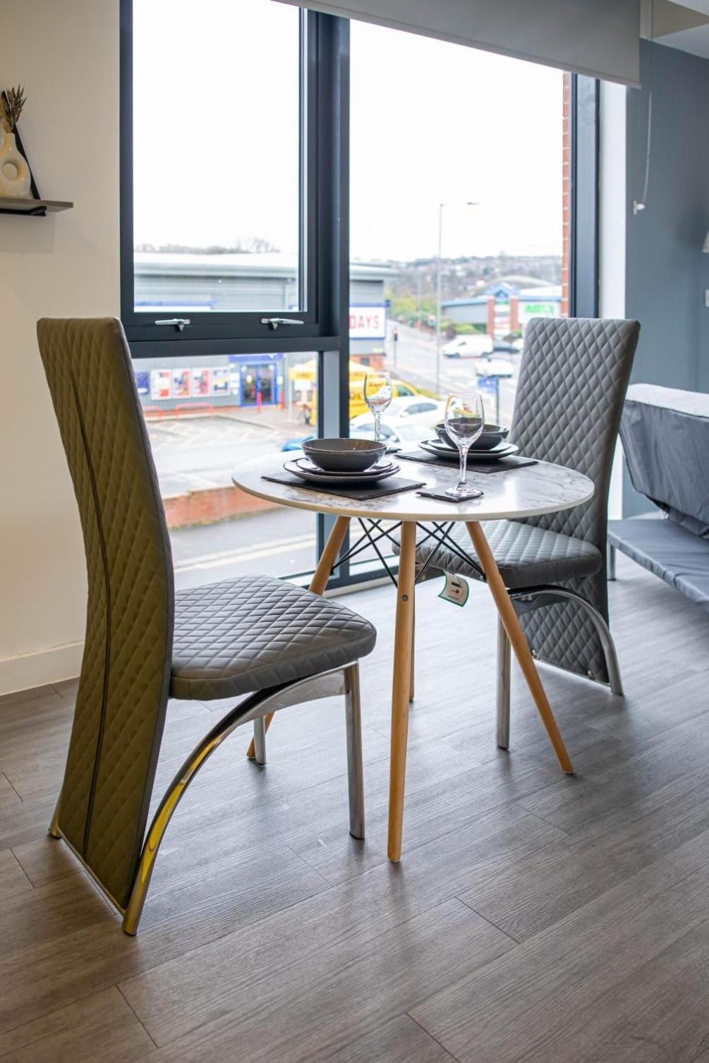 Excellent Studio Balcony Apartment In Sheffield Zewnętrze zdjęcie